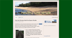 Desktop Screenshot of healthyandsimple.com